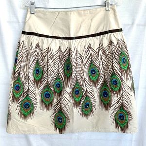 Beaded Peacock feather skirt
